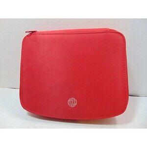 Lilian Vernon Travel Jewelry Bag Color Red  Rings, Necklaces, Earring, Zippered